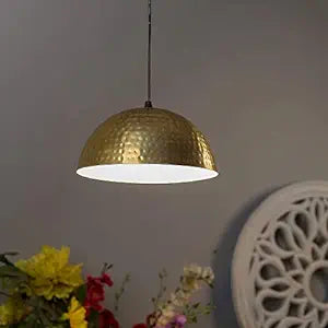 Classic Hammered Pendant Light, Rose Gold, Hanging Lights