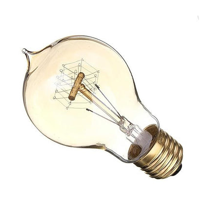 Filament A19 Vintage Edison Light Bulb, Quad-Loop Antique hanging light, E27 Base