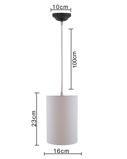 Classic Cylinder hanging shade, hanging pendant light with fixture