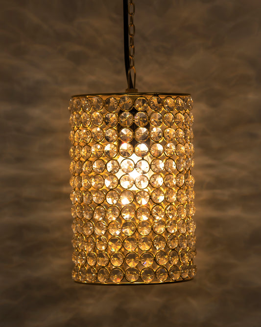 Crystal Hanging cylinder Pendant, hanging ceiling light