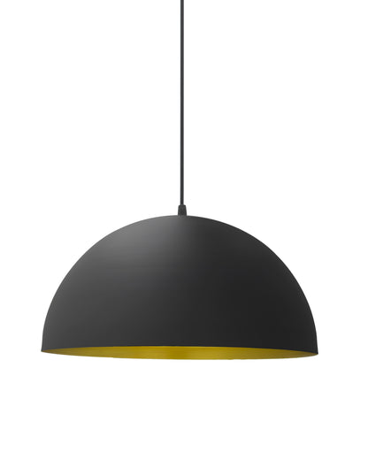 Metallic Black Pendant Hanging Light, Hanging Lamp 12", Industrial E27 lamp