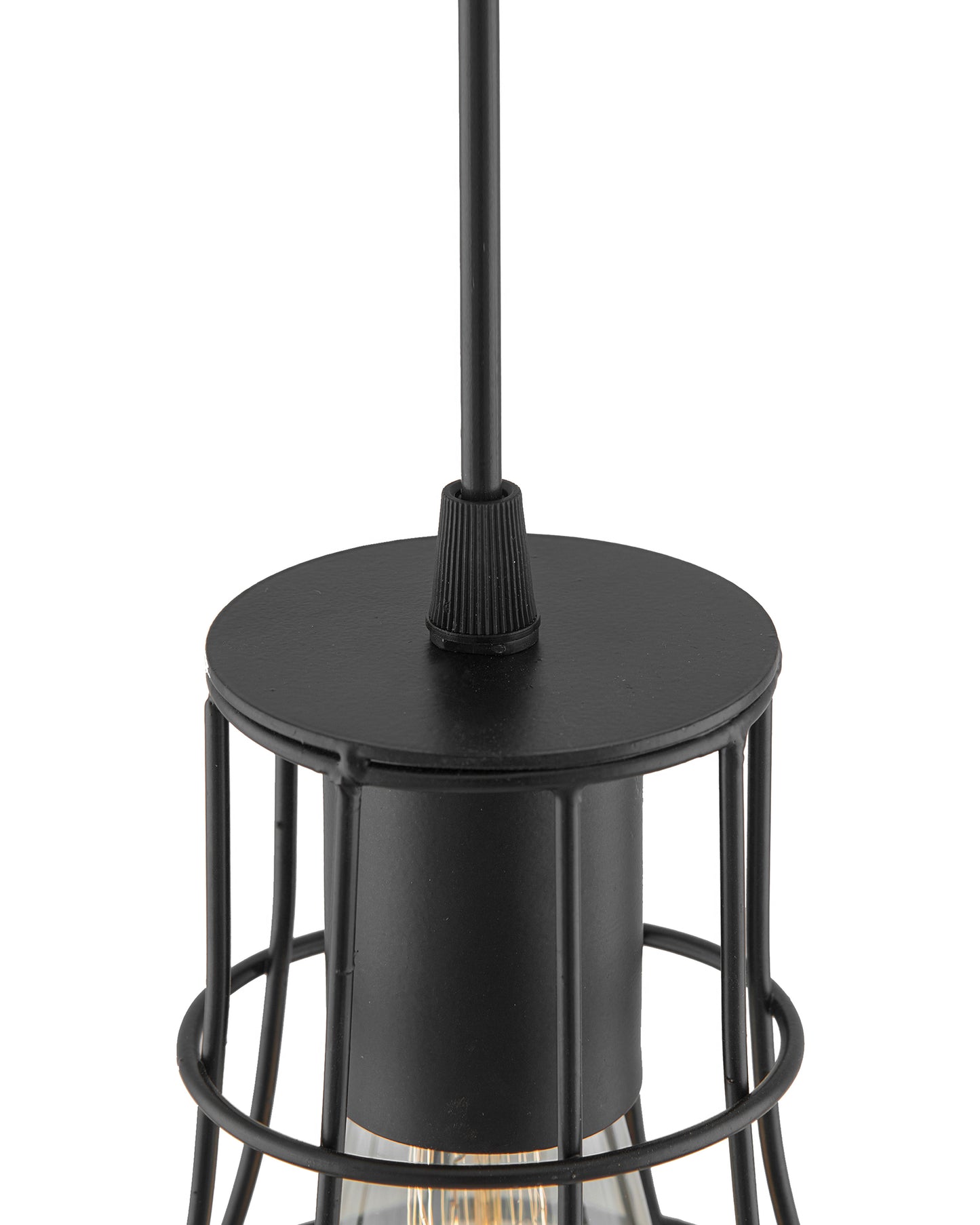 E27 Ediosn Vintage Black Metal Shade Hanging Light, Pendant Ceiling Light Lamp