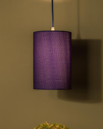 Classic Cylinder Hanging Shade, Hanging Pendant Light with Fixture