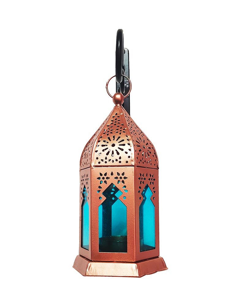 Hanging moroccan candle lantern and stand discount set