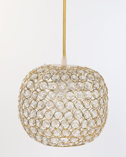 Hanging golden crystal pendant light, Classic Floral Adjustable Pendant Light Fixture for Kitchen Dinning Room Bedroom, Leafy Rectangle