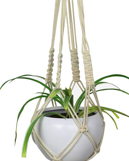 Macreme Hanging Planter Large Macrame with Pot Pack of 1