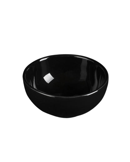 Fine Porcelain Classic Prime Bowl, Dessert Cereal, Soup, Salad, Pasta Bowl, Black