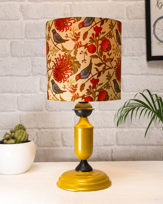 Murphy Golden Table Lamp with Shade, LED Bulb Included