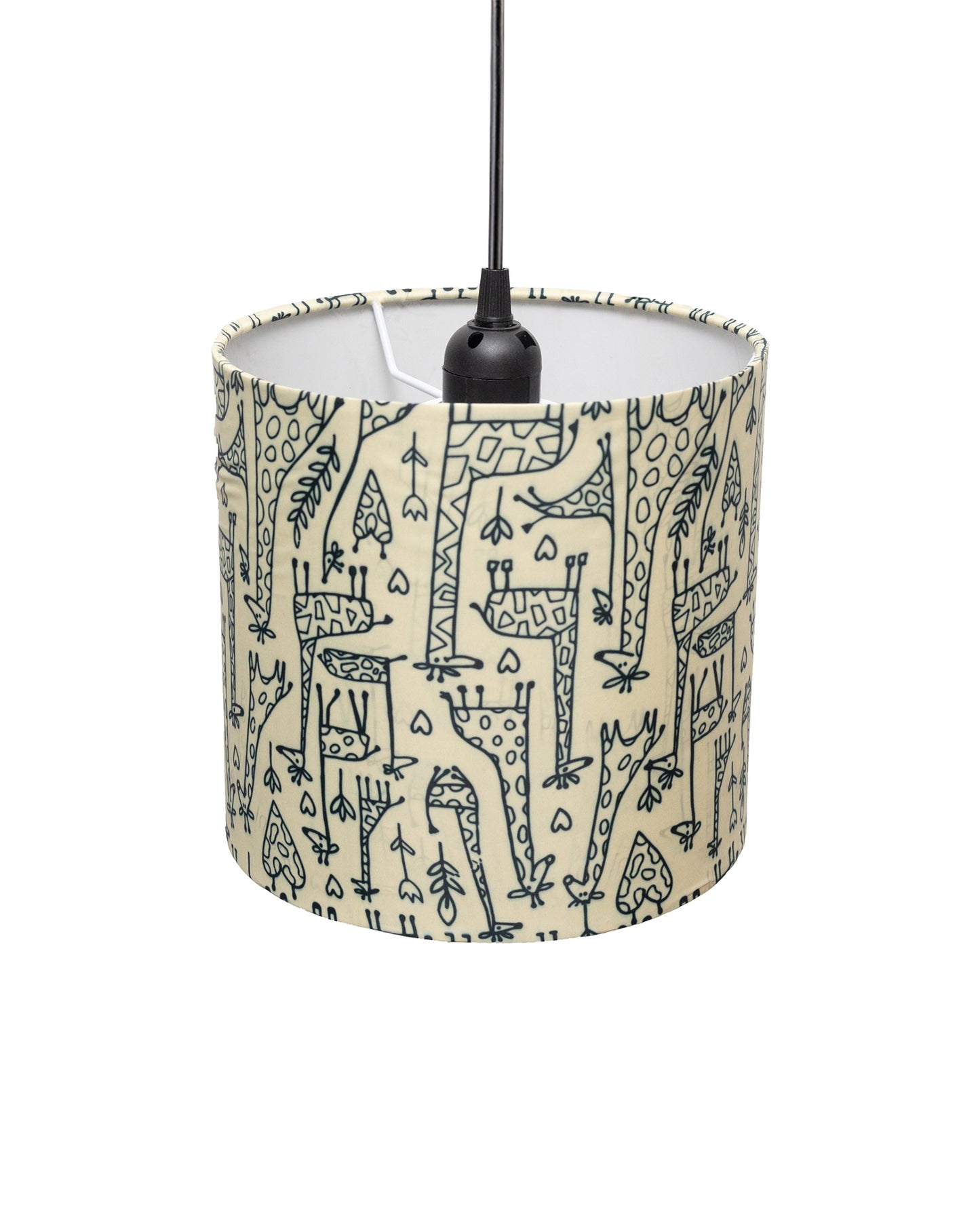 Birds Hanging Drum Lamp Shade, Decorative Light Lamp for Living Room, Home, Bedroom