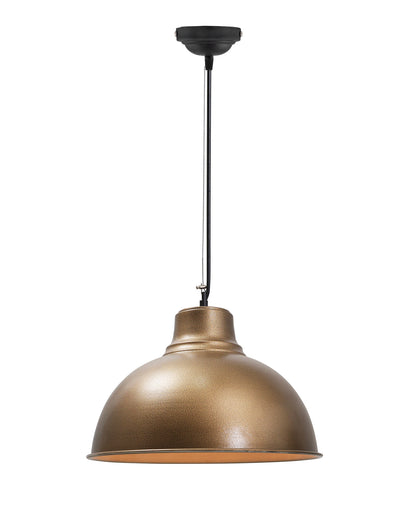 Nautical Barn Pendant Light Retro Pendant Light 16"" Wide 1-Light Pendant Lamp with Dome Shape Ceiling Chandelier, Inverted