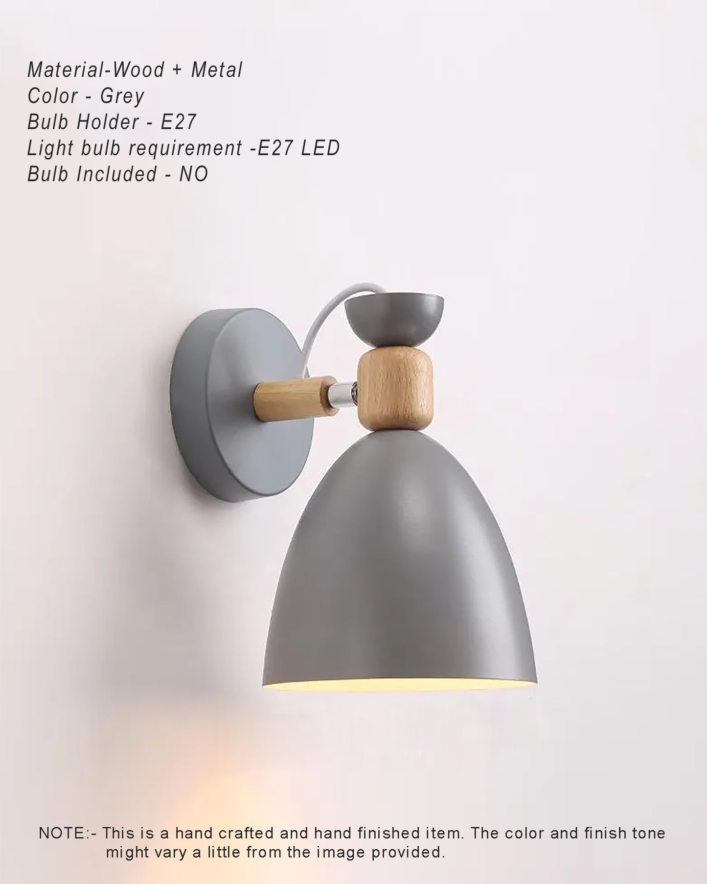 Nordic Minimaslist Macaron Adjustable Modern Wooden Iron Wall Mounted LED Wall Light Living Room Bedside Sconce Steering Head Stair Lamp with Lampshade