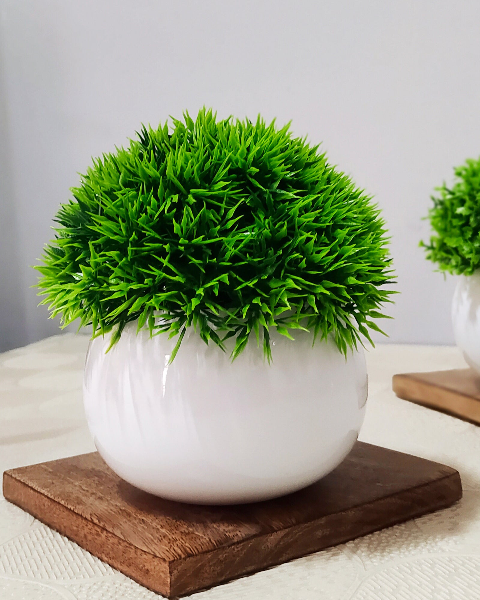 Fake Plants for Bathroom/Home Office Decor, Small Artificial Faux Gree ...