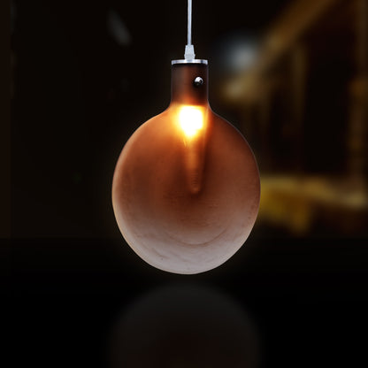 Nordic Postmodern Glass Hanging Lamp Chandelier Creativity Art Restaurant Ceiling Light G-9 Bulb Indoor Decorative Hanging Lantern for Crestaurant Bar Lighting