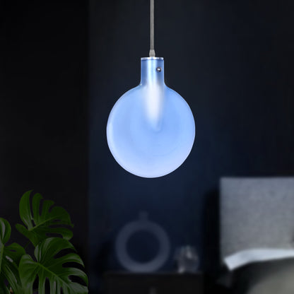 Nordic Postmodern Glass Hanging Lamp Chandelier Creativity Art Restaurant Ceiling Light G-9 Bulb Indoor Decorative Hanging Lantern for Crestaurant Bar Lighting