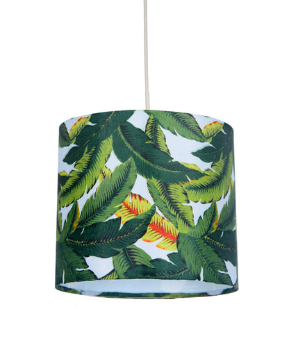 Birds Hanging Drum Lamp Shade, Decorative Light Lamp for Living Room, Home, Bedroom